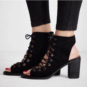 Jeffrey Campbell capulet lace up bootie